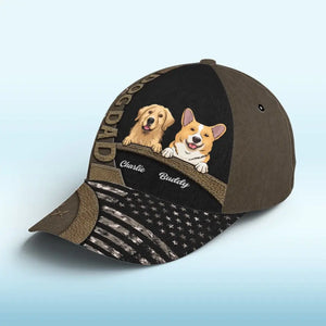 Dogs Serve Us In Return For Scraps - Dog Personalized Custom Hat, All Over Print Classic Cap - Father's Day, Gift For Pet Owners, Pet Lovers