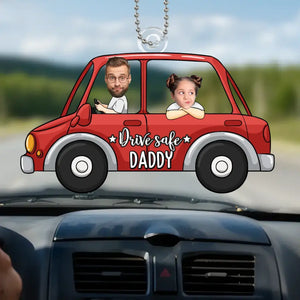 Custom Photo Family Trips Fuel The Soul - Family Personalized Custom Car Ornament - Acrylic Custom Shaped - Gift For Family Members