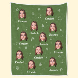 Custom Photo Unwrap Yourself The Merriest Of Holidays - Family Personalized Custom Blanket - Christmas Gift For Family Members