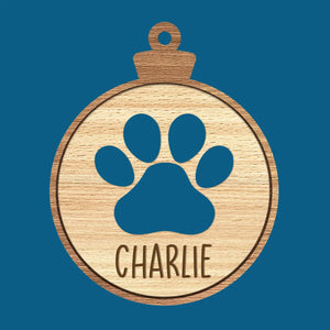 Paws And Joy Make The Perfect Christmas - Dog & Cat Personalized Custom Ornament - Wood Custom Shaped - Christmas Gift For Pet Owners, Pet Lovers