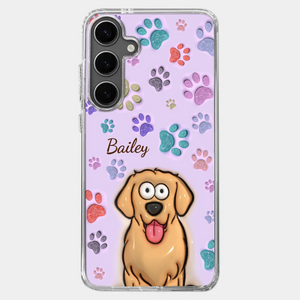 Pets Are The Best Kind Of Therapy - Dog & Cat Personalized Custom 3D Inflated Effect Printed Clear Phone Case - Gift For Pet Owners, Pet Lovers