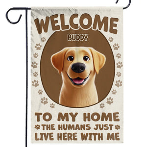 Furry Friends Make The Best Hosts - Dog Personalized Custom Flag - Gift For Pet Owners, Pet Lovers
