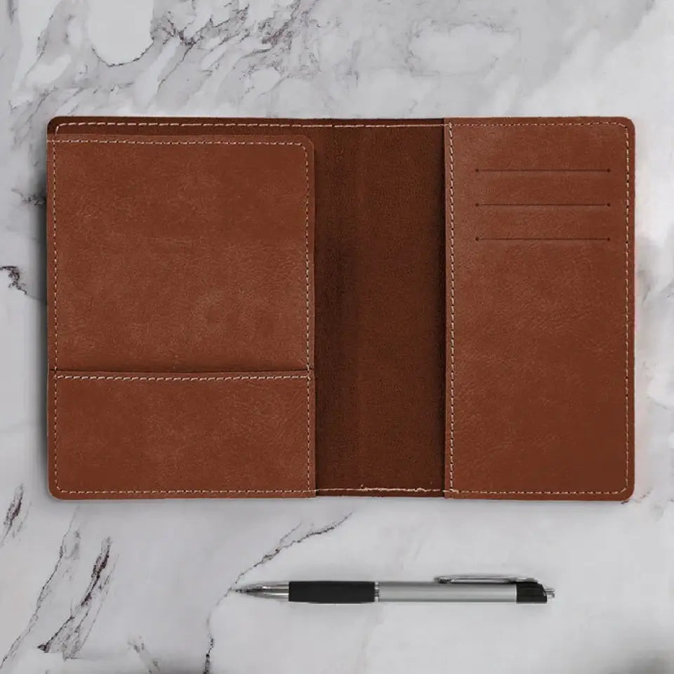 Travel Lover - Travel Personalized Custom Passport Cover, Passport Holder - Holiday Vacation Gift, Gift For Adventure Travel Lovers