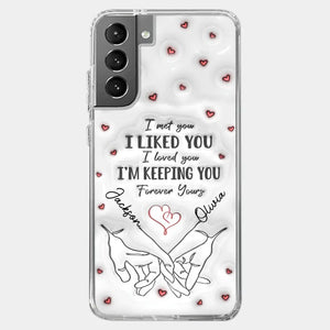 From Our First Kiss Till Our Last Breath - Couple Personalized Custom 3D Inflated Effect Printed Clear Phone Case - Gift For Husband Wife, Anniversary