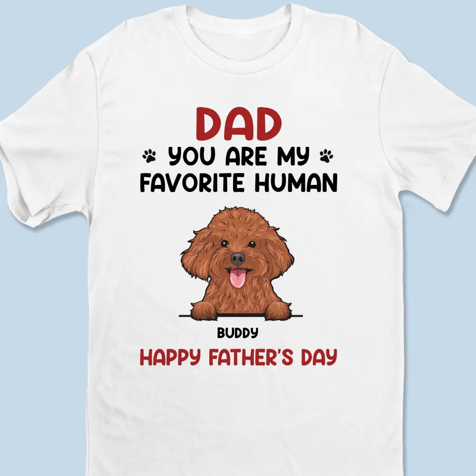 Thanks To Him, I Could See A Future - Dog & Cat Personalized Custom Unisex T-shirt, Hoodie, Sweatshirt - Father's Day, Gift For Pet Owners, Pet Lovers