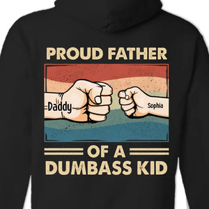 The Best Fathers Have The Softest, Sweetest Hearts -  Family Personalized Custom Back Printed Unisex T-shirt, Hoodie, Sweatshirt - Father's Day, Gift For Dad, Grandpa