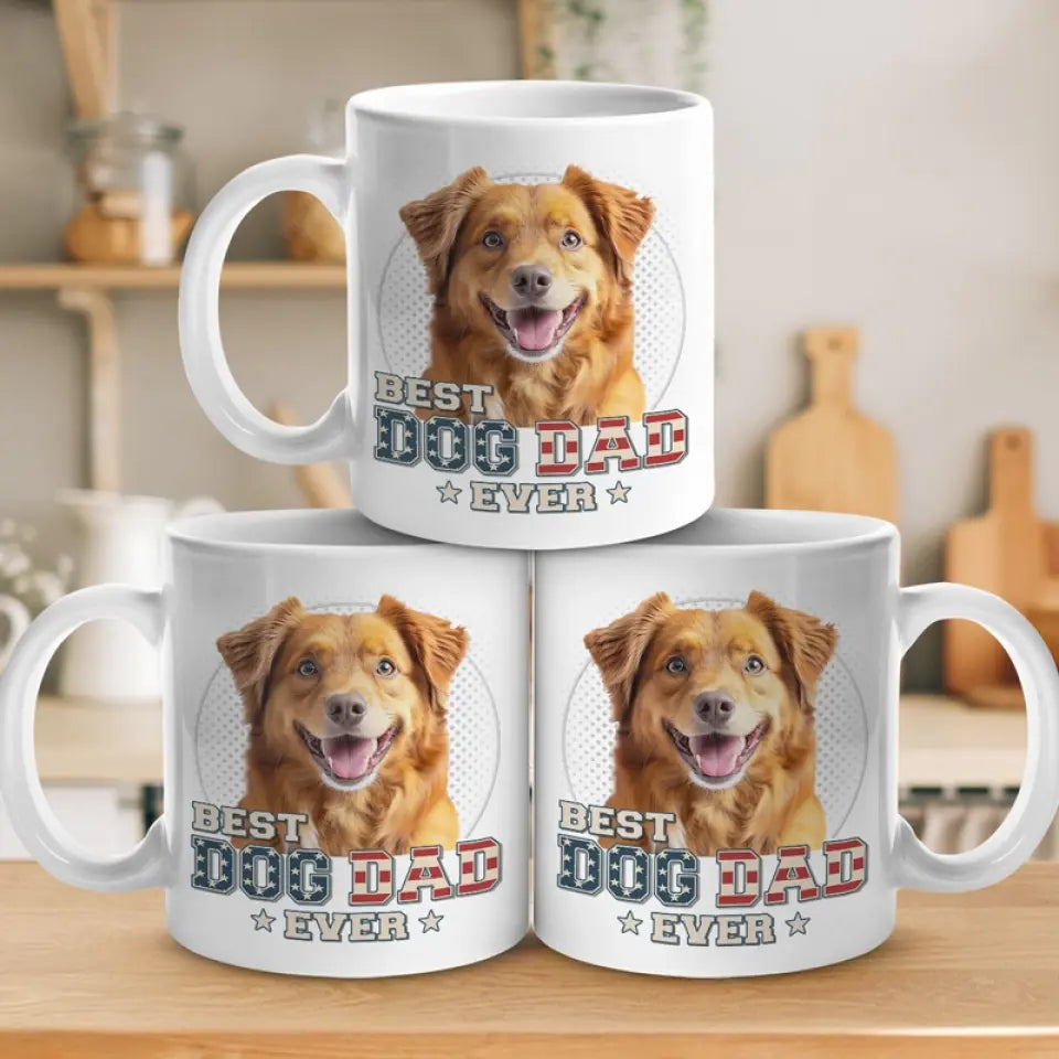 Custom Photo A House Is Not A Home Without A Pet - Dog & Cat Personalized Custom Mug - Father's Day, New Arrival, Gift For Pet Owners, Pet Lovers AMZ