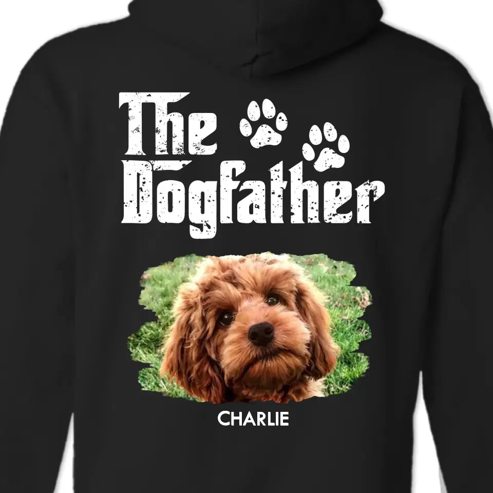 Custom Photo The Coolest Dog Father - Dog Personalized Custom Unisex T-shirt, Hoodie, Sweatshirt - New Arrival, Father's Day, Birthday Gift For Pet Owners, Pet Lovers - AMZ