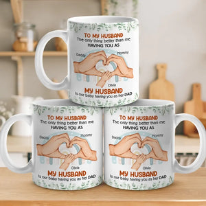 Thank You For Showing Your Love To Us - Couple Personalized Custom Mug - Gift For Husband Wife, Anniversary