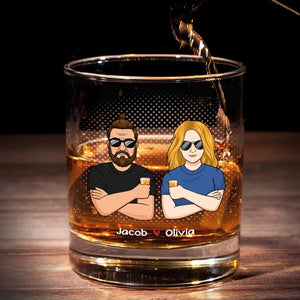 I'm Still Your Shot Of Whiskey - Couple Personalized Custom Whiskey Glass - Gift For Husband Wife, Anniversary