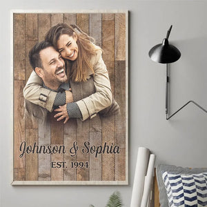 Custom Photo In A Room Full Of Art, I'd Still Stare At You - Couple Personalized Custom Vertical Poster - Gift For Husband Wife, Anniversary