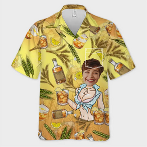 Custom Photo Summer Has Always Been My Favorite Season - Couple Personalized Custom Unisex Tropical Hawaiian Aloha Shirt - Summer Vacation Gift, Gift For Husband Wife, Anniversary