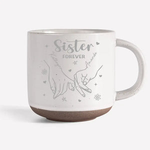 Bestie Forever - Bestie Personalized Custom Pottery Mug - Gift For Best Friends, BFF, Sisters