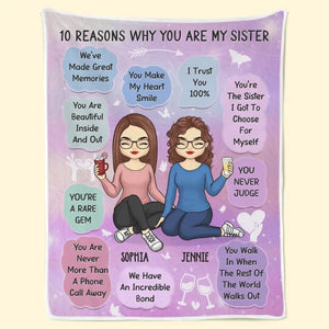 We've Made Great Memories Together - Bestie Personalized Custom Blanket - Gift For Best Friends, BFF, Sisters