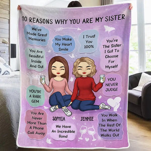 We've Made Great Memories Together - Bestie Personalized Custom Blanket - Gift For Best Friends, BFF, Sisters