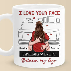 Loving You Is Like Breathing, It’s Effortless - Couple Personalized Custom Mug - Gift For Husband Wife, Anniversary