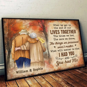 We'll Always Have Each Other - Couple Personalized Custom Horizontal Poster - Gift For Husband Wife, Anniversary