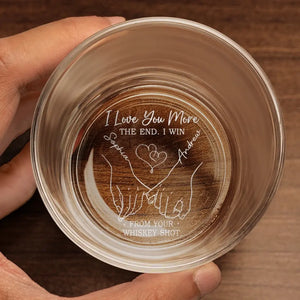 All Of Me Loves All Of You - Couple Personalized Custom Whiskey Glass - Gift For Husband Wife, Anniversary