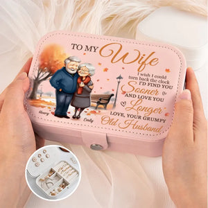 I Just Want To Be Your Last - Couple Personalized Custom Jewelry Case - Gift For Husband Wife, Anniversary