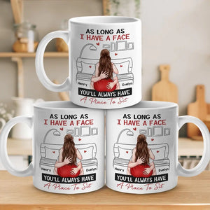 Two Hearts, One Forever Bond - Couple Personalized Custom Mug - Gift For Husband Wife, Anniversary