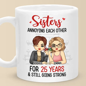 In My Friend, I Find A Second Self - Bestie Personalized Custom Mug - Gift For Best Friends, BFF, Sisters