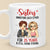 In My Friend, I Find A Second Self - Bestie Personalized Custom Mug - Gift For Best Friends, BFF, Sisters