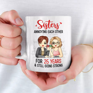 In My Friend, I Find A Second Self - Bestie Personalized Custom Mug - Gift For Best Friends, BFF, Sisters