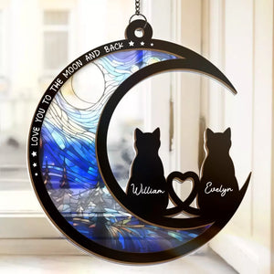 You Are My Happily Ever After - Couple Personalized Window Hanging Suncatcher - Gift For Husband Wife, Anniversary