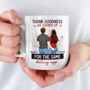 You're My Destiny - Couple Personalized Custom Mug - Gift For Husband Wife, Anniversary