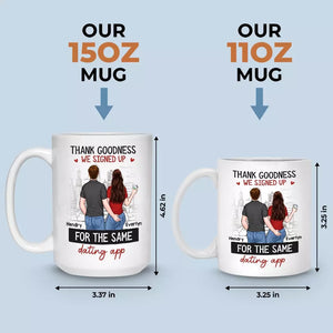 You're My Destiny - Couple Personalized Custom Mug - Gift For Husband Wife, Anniversary