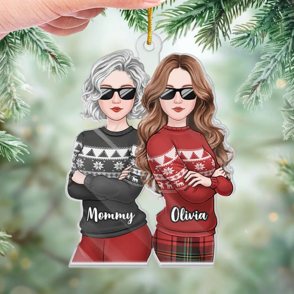 My Greatest Accomplishment Will Always Be You - Family Personalized Custom Ornament - Acrylic Custom Shaped - Christmas Gift For Mom, Daughter