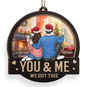 Ornaments That Tell Your Story, Unique Decorations That Delight - Couple Personalized Custom Ornament - Wood Custom Shaped - Christmas Gift For Husband Wife, Anniversary