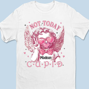 Cupid Brought Love, But You Brought Joy - Bestie Personalized Custom Unisex T-shirt, Premium T-shirt, Hoodie - Valentine Gift For Best Friends, BFF, Sisters