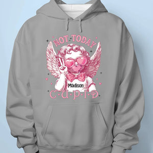 Cupid Brought Love, But You Brought Joy - Bestie Personalized Custom Unisex T-shirt, Premium T-shirt, Hoodie - Valentine Gift For Best Friends, BFF, Sisters