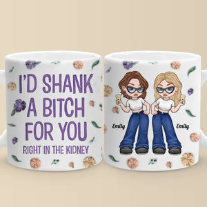 Soul Sisters, Always - Bestie Personalized Custom 3D Inflated Effect Printed Mug - Gift For Best Friends, BFF, Sisters