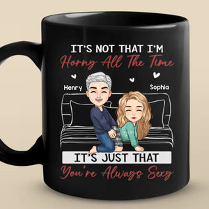 I Love Every Inch Of You, Some Inches More Than Others - Couple Personalized Custom Mug - Gift For Husband Wife, Anniversary