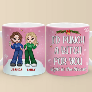 Friendship On Another Level - Bestie Personalized Custom Mug - Gift For Best Friends, BFF, Sisters