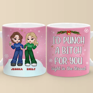 Friendship On Another Level - Bestie Personalized Custom Mug - Gift For Best Friends, BFF, Sisters