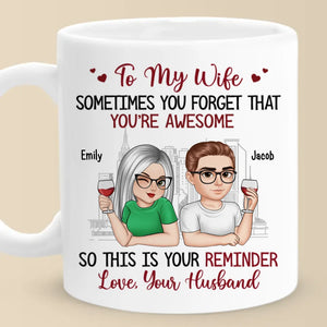 So Many Of My Smiles Begin With You - Couple Personalized Custom Mug - Gift For Husband Wife, Anniversary