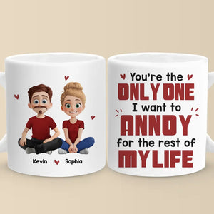 Life Is Better When We’re Together - Couple Personalized Custom Mug - Gift For Husband Wife, Anniversary