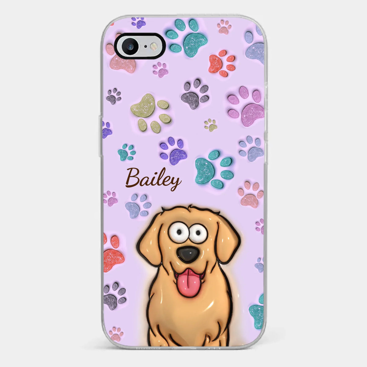 Pets Are The Best Kind Of Therapy - Dog & Cat Personalized Custom 3D Inflated Effect Printed Clear Phone Case - Gift For Pet Owners, Pet Lovers