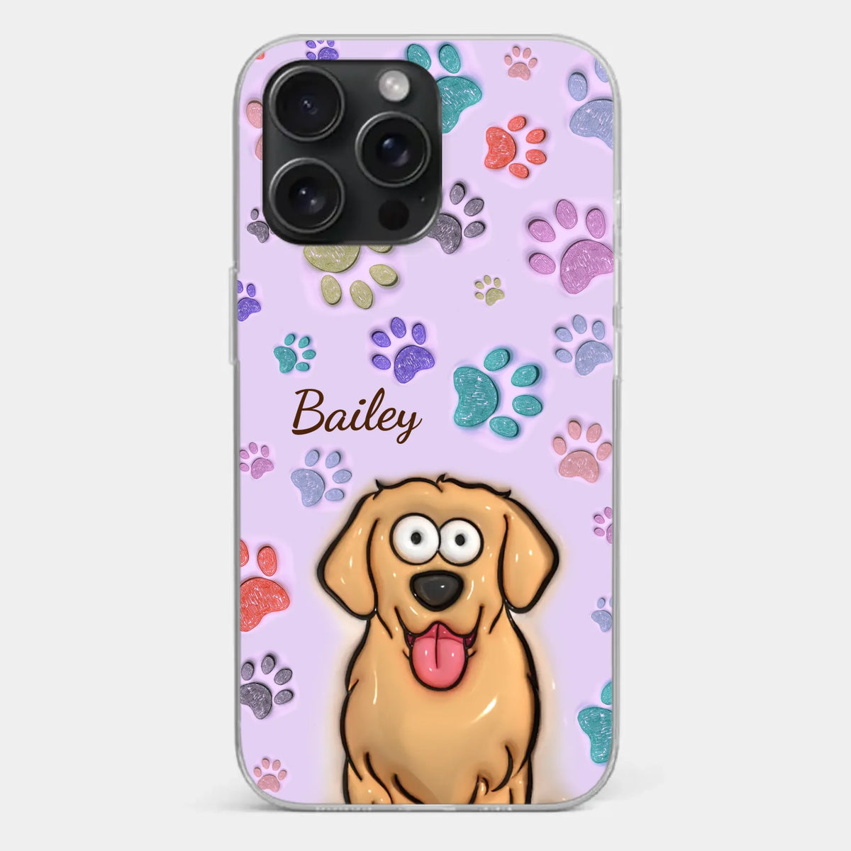 Pets Are The Best Kind Of Therapy - Dog & Cat Personalized Custom 3D Inflated Effect Printed Clear Phone Case - Gift For Pet Owners, Pet Lovers