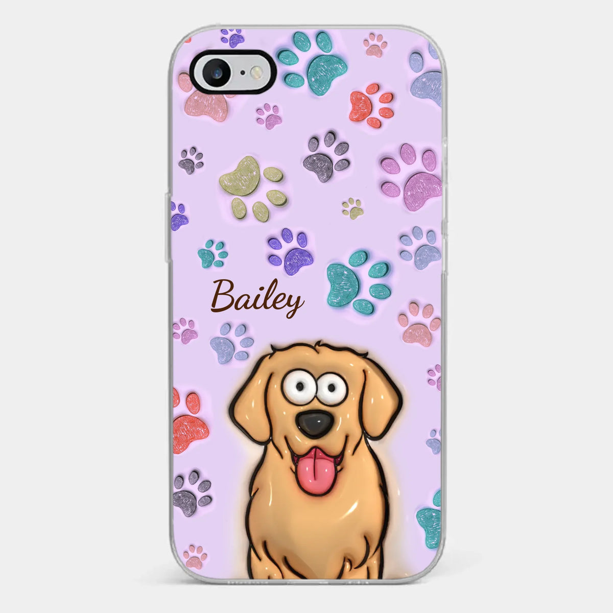 Pets Are The Best Kind Of Therapy - Dog & Cat Personalized Custom 3D Inflated Effect Printed Clear Phone Case - Gift For Pet Owners, Pet Lovers