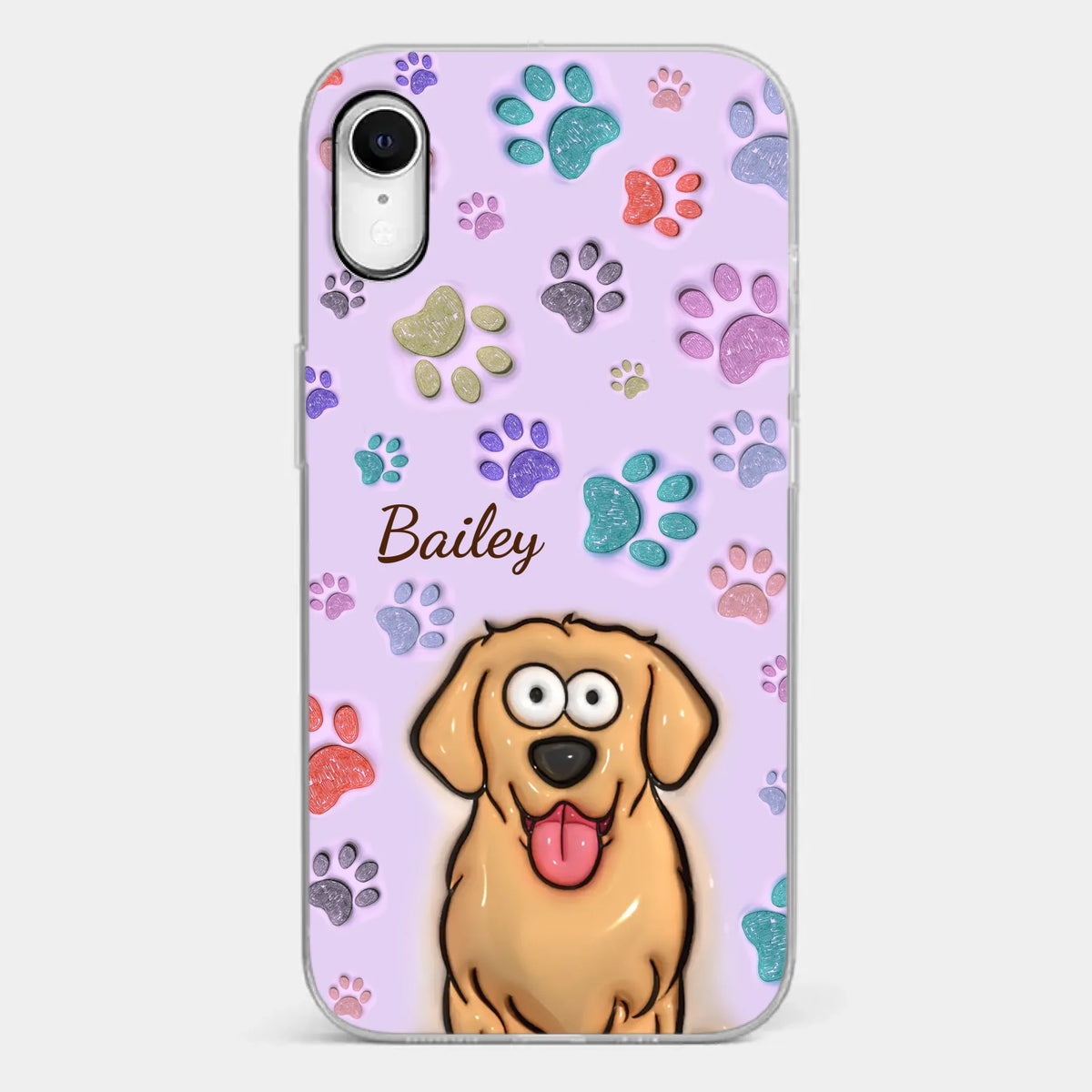 Pets Are The Best Kind Of Therapy - Dog & Cat Personalized Custom 3D Inflated Effect Printed Clear Phone Case - Gift For Pet Owners, Pet Lovers