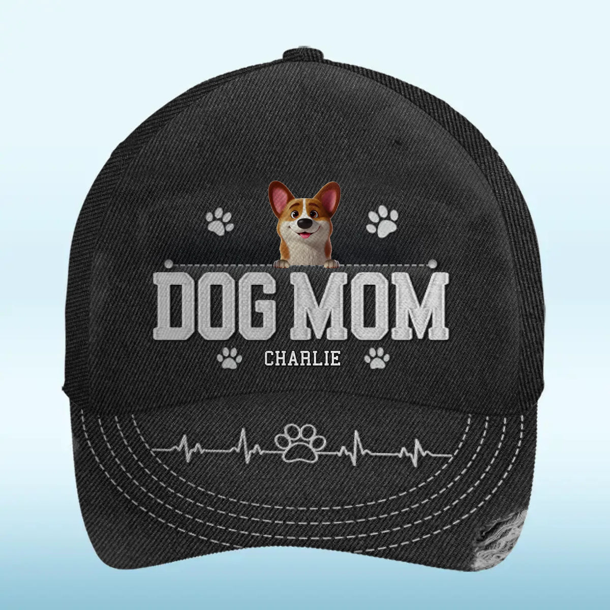 My Heart Belongs To My Dog - Dog Personalized Custom Hat, All Over Print Classic Cap - Gift For Pet Owners, Pet Lovers