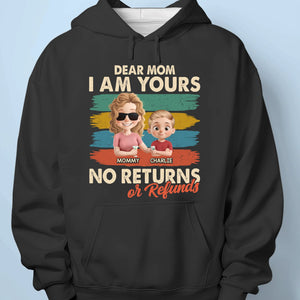 Love Doesn’t Need A Refund Button - Family Personalized Custom Unisex T-shirt, Premium T-shirt, Hoodie - Mother's Day, Gift For Mom